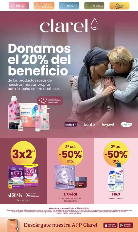 Catálogo Clarel | Del 14/10 al 03/11/26 | 2026-10-14T00:00:00.000Z - 2026-11-03T00:00:00.000Z