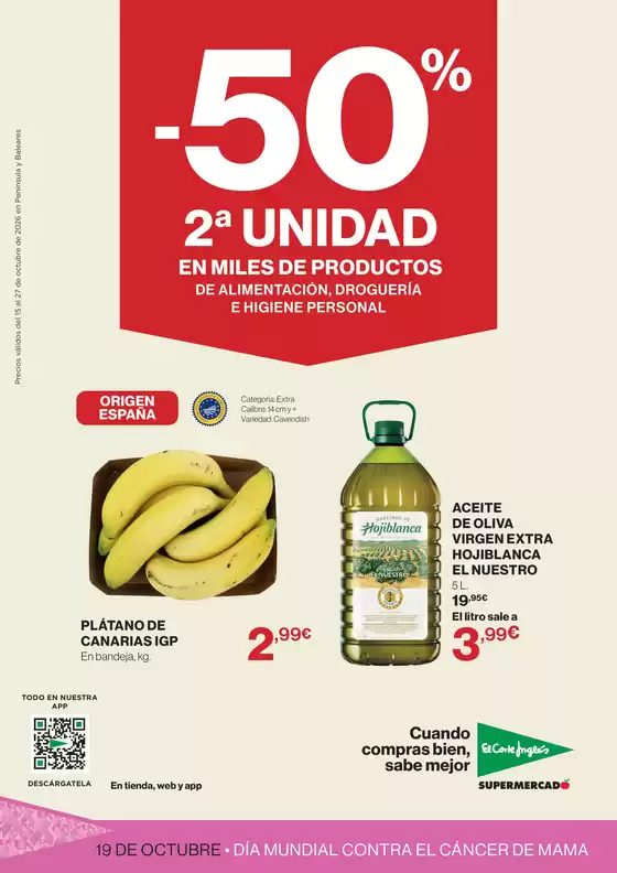 Catálogo El Corte Inglés en San Lorenzo de El Escorial | -50 en 2ª unidad | 2026-10-15T00:00:00.000Z - 2026-10-27T00:00:00.000Z