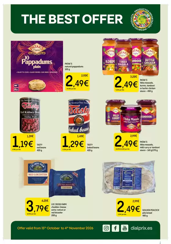 Catálogo Dialprix | The Best Offer | 2026-10-15T00:00:00.000Z - 2026-11-04T00:00:00.000Z