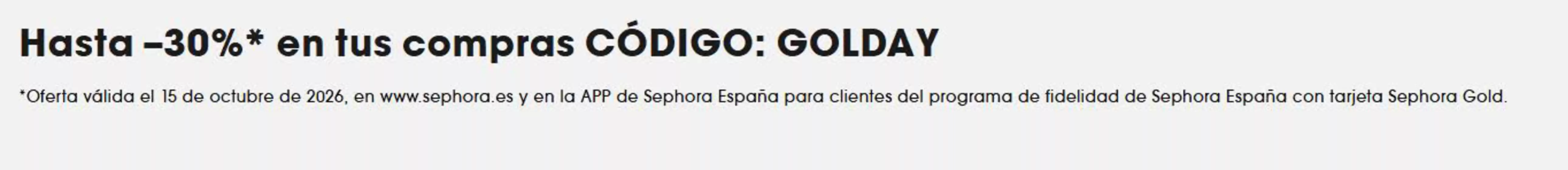 Catálogo Sephora | Hasta –30% en tus compras | 2026-10-15T00:00:00.000Z - 2026-10-15T00:00:00.000Z