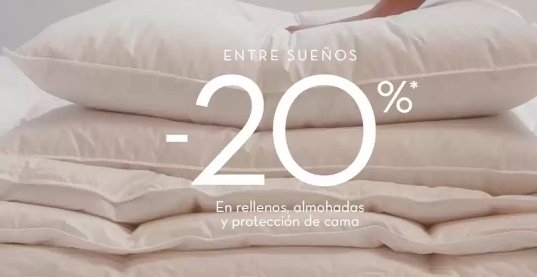 Catálogo Textura en Almería | -20% En rellenos, almohadas y protección de cama | 2026-10-16T00:00:00.000Z - 2026-10-29T00:00:00.000Z