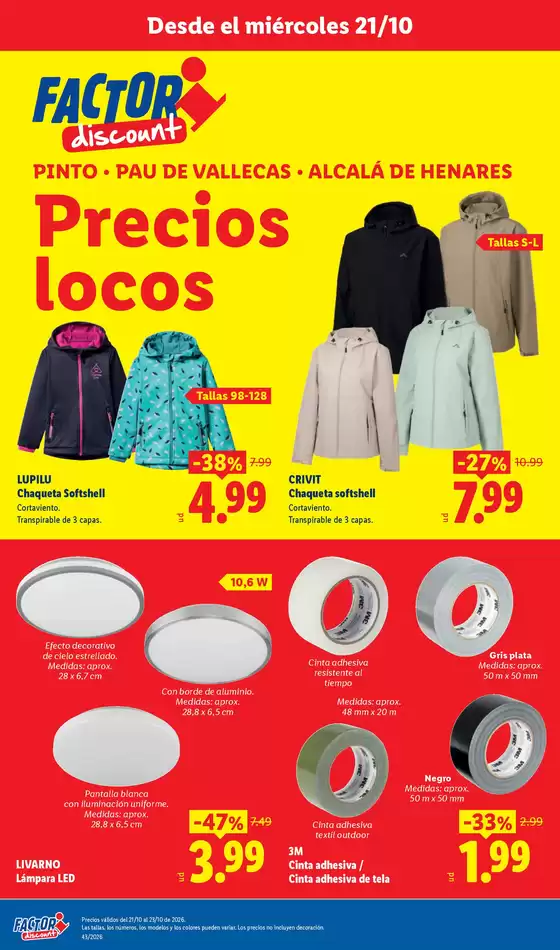 Catálogo FACTORI discount en Calella | Factori discount - Ofertas válidas del 21/10 al 26/10 | 2026-10-21T00:00:00.000Z - 2026-10-26T00:00:00.000Z