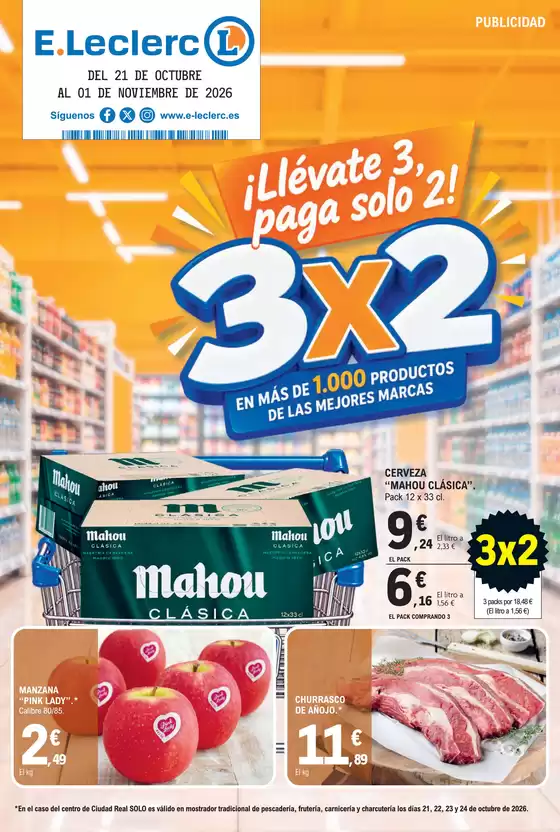 Catálogo E.Leclerc | Megames 3X2 | 2026-10-21T00:00:00.000Z - 2026-10-31T00:00:00.000Z