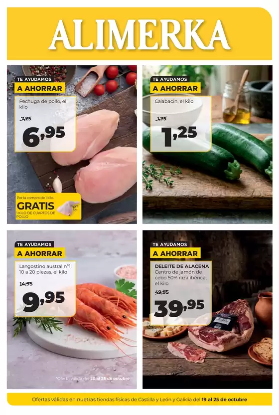 Catálogo Alimerka | Semanal del 19 al 25 de octubre Castilla y León | 2026-10-19T00:00:00.000Z - 2026-10-25T00:00:00.000Z
