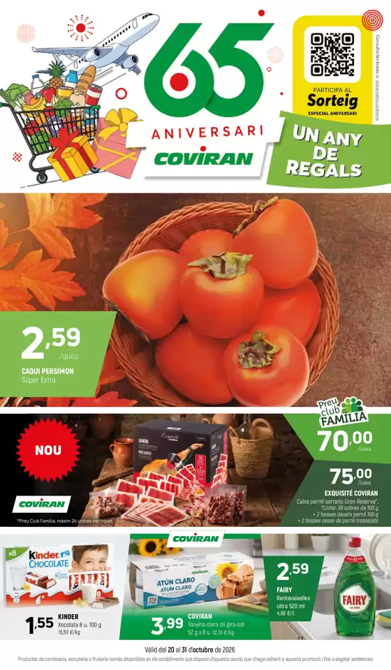 Catálogo Coviran en Vilassar de Mar | Vàlid del 20 al 31 d’octubre de 2026 | 2026-10-20T00:00:00.000Z - 2026-10-31T00:00:00.000Z