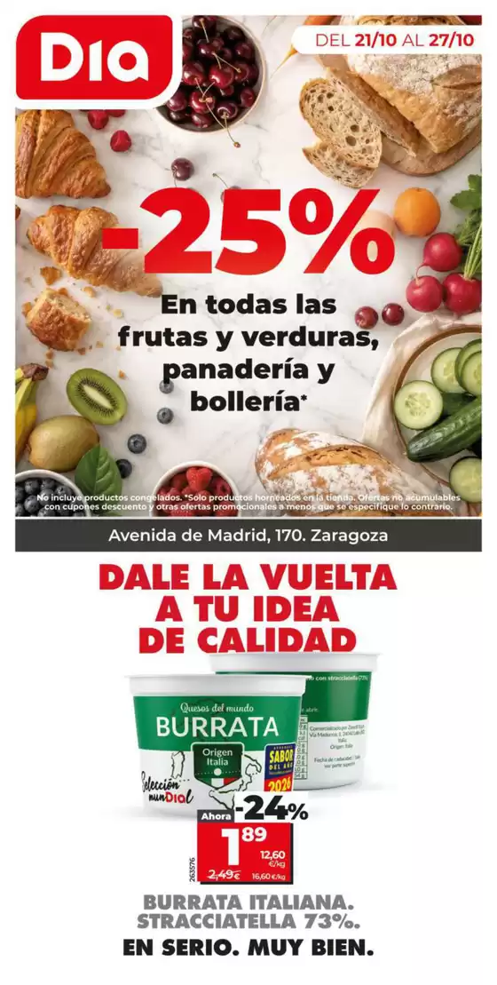 Catálogo Dia en San José de la Rábita | -25% de descuento del 21/10 al 27/10 | 2026-10-21T00:00:00.000Z - 2026-10-27T00:00:00.000Z