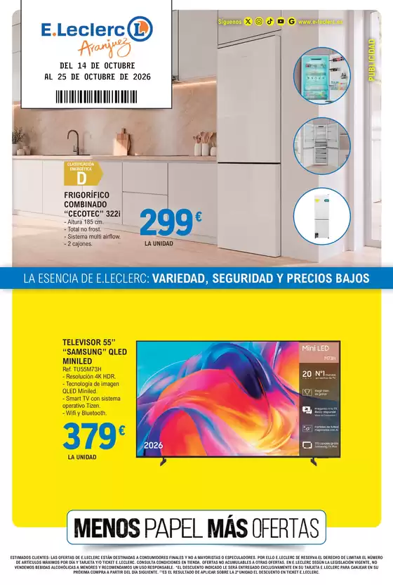 Catálogo E.Leclerc | Hasta el 25/10/2026 | 2026-10-19T00:00:00.000Z - 2026-10-25T00:00:00.000Z