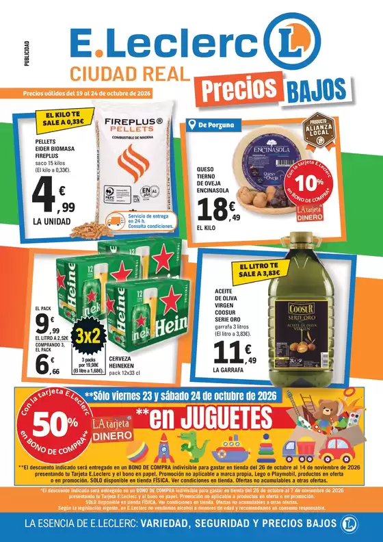 Catálogo E.Leclerc | Precios bajos | 2026-10-19T00:00:00.000Z - 2026-10-24T00:00:00.000Z