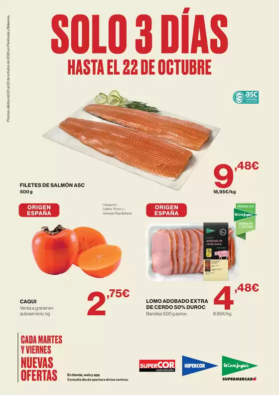 Catálogo Hipercor | Solo 3 días | 2026-10-20T00:00:00.000Z - 2026-10-22T00:00:00.000Z
