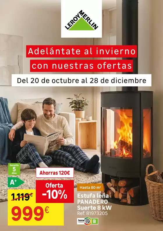 Catálogo Leroy Merlin en Arenal | Adelántate al invierno con nuestras ofertas | 2026-10-20T00:00:00.000Z - 2026-12-28T00:00:00.000Z
