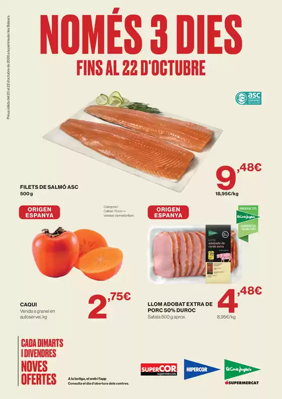 Catálogo Hipercor | Només 3 Dies | 2026-10-20T00:00:00.000Z - 2026-10-22T00:00:00.000Z