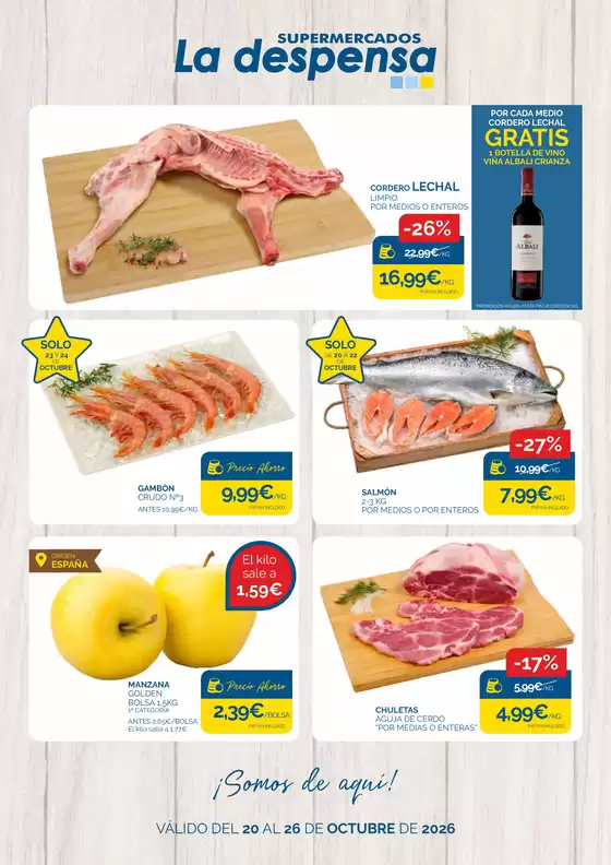 Catálogo Supermercados La Despensa en Frades | Válido Del 20 Al 26 De Octubre De 2026 | 2026-10-20T00:00:00.000Z - 2026-10-26T00:00:00.000Z
