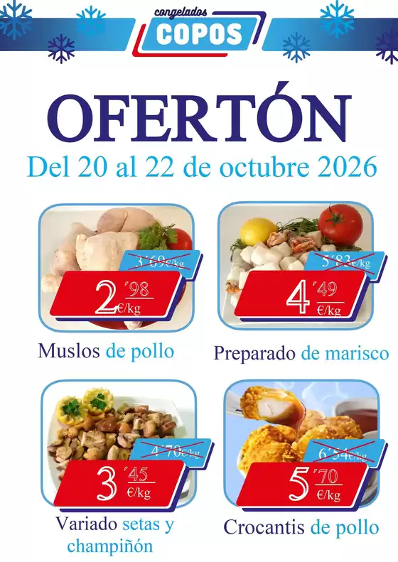 Catálogo Congelados Copos | Ofertón | 2026-10-20T00:00:00.000Z - 2026-10-22T00:00:00.000Z