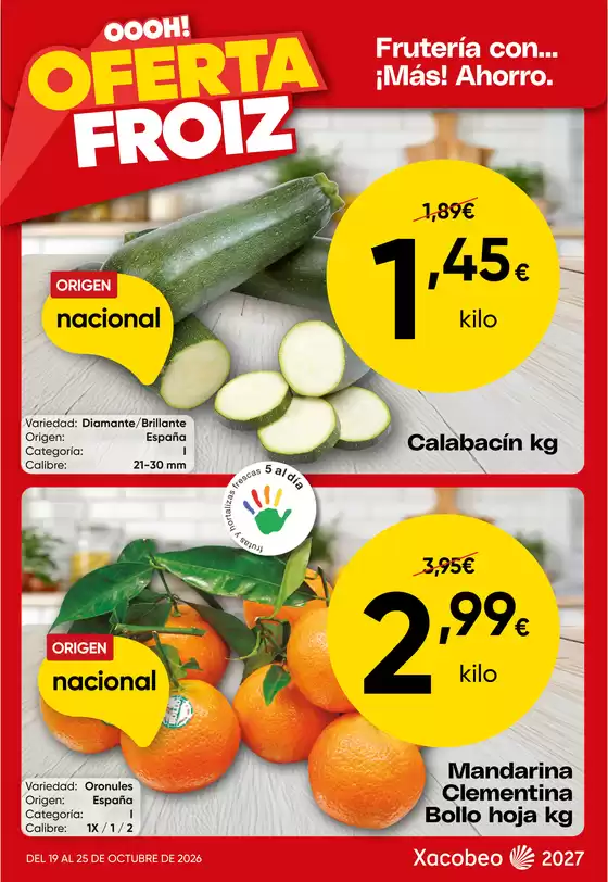 Catálogo Froiz | Oferta semanal | 2026-10-20T00:00:00.000Z - 2026-10-25T00:00:00.000Z