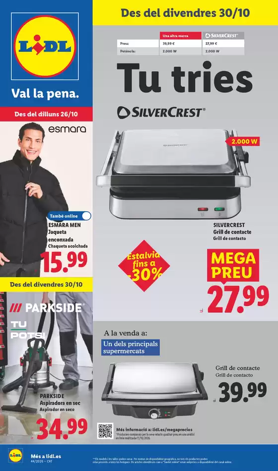 Catálogo Lidl en Tona | ¡Bazar Lidl!- Ofertas válidas del 26/10 al 01/11 | 2026-10-26T00:00:00.000Z - 2026-11-01T00:00:00.000Z