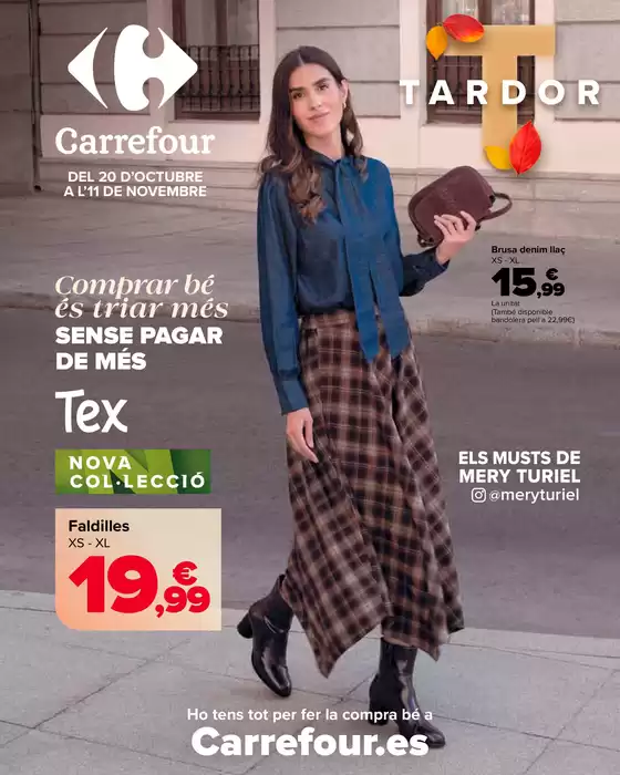 Catálogo Carrefour en Sant Joan Despí | COLECCIÓN TEXTIL | 2026-10-20T00:00:00.000Z - 2026-11-11T00:00:00.000Z