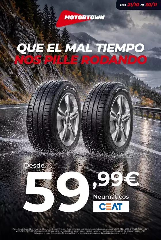 Catálogo MotorTown en Guadalajara | Que El Mal Tiempo Nos Pilleirodando | 2026-10-21T00:00:00.000Z - 2026-11-30T00:00:00.000Z