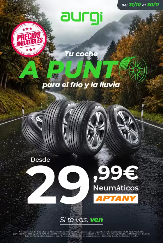Catálogo Aurgi en Cartagena | Tu Coche A Punto Para El Frío Y La Lluvia | 2026-10-21T00:00:00.000Z - 2026-11-30T00:00:00.000Z