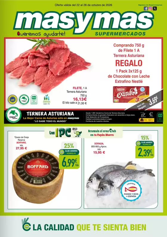 Catálogo Masymas | Oferta válida del 22 al 28 de octubre de 2026 | 2026-10-22T00:00:00.000Z - 2026-10-28T00:00:00.000Z