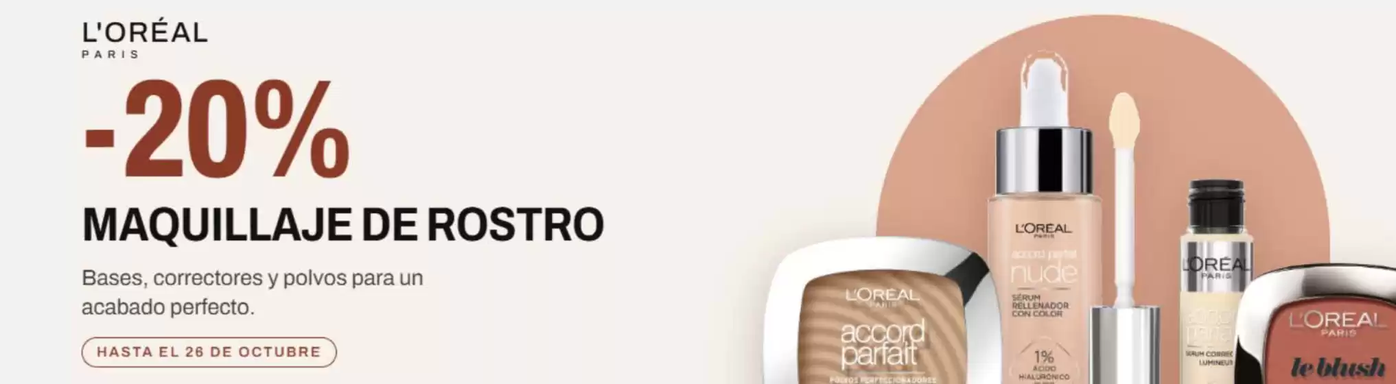 Catálogo Perfumerías Avenida | -20% Maquillaje De Rostro | 2026-10-21T00:00:00.000Z - 2026-10-26T00:00:00.000Z