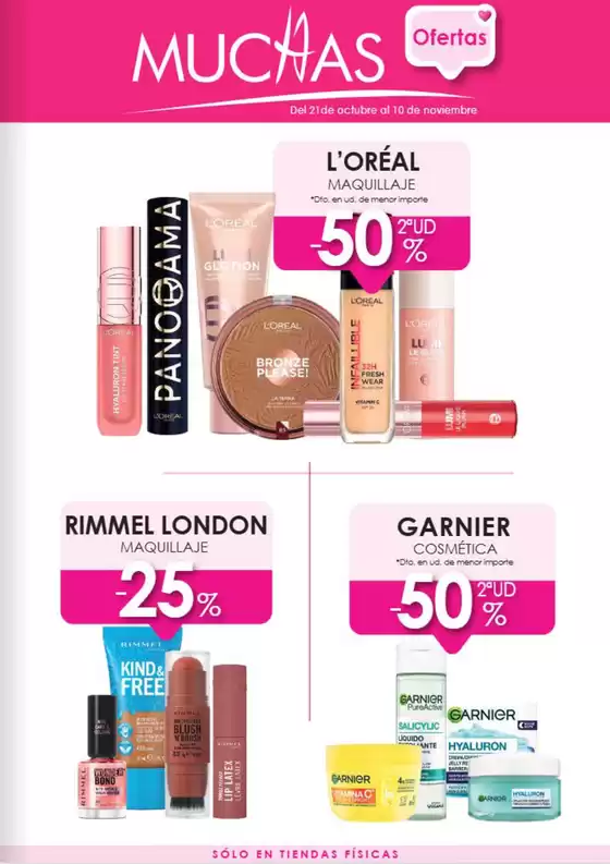 Catálogo Muchas Perfumerías | Del 21 de octubre al 10 de noviembre | 2026-10-21T00:00:00.000Z - 2026-11-10T00:00:00.000Z