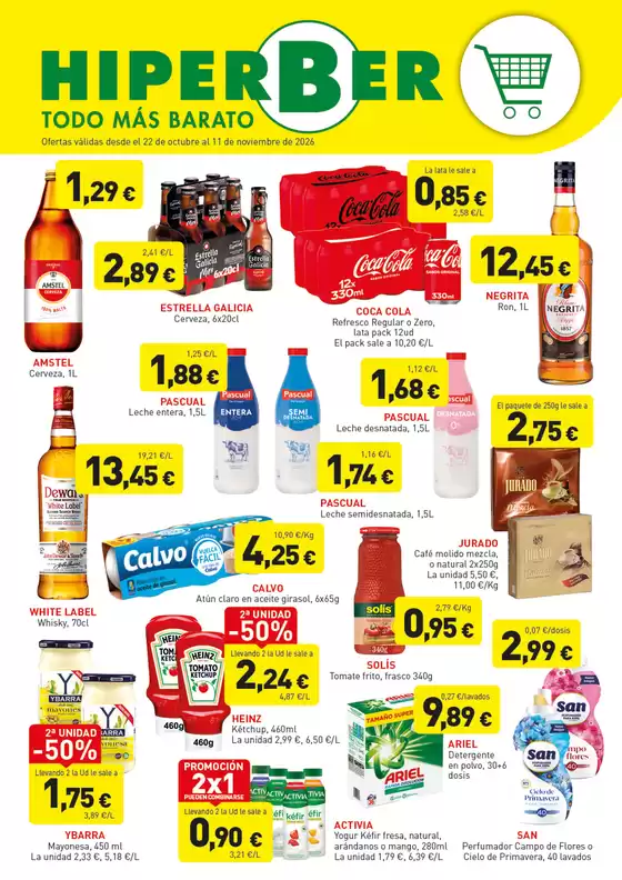 Catálogo Hiperber | Ofertas válidas desde el 22 de octubre al 11 de noviembre de 2026 | 2026-10-22T00:00:00.000Z - 2026-11-11T00:00:00.000Z