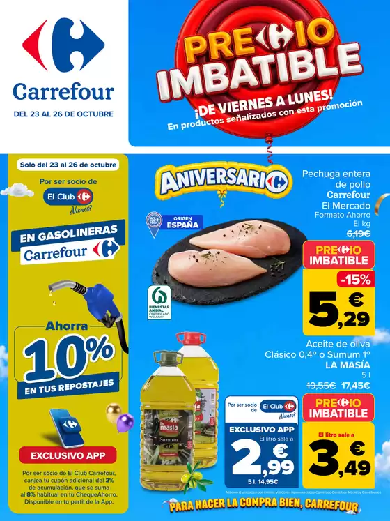 Catálogo Carrefour | PRECIO IMBATIBLE | 2026-10-23T00:00:00.000Z - 2026-10-26T00:00:00.000Z