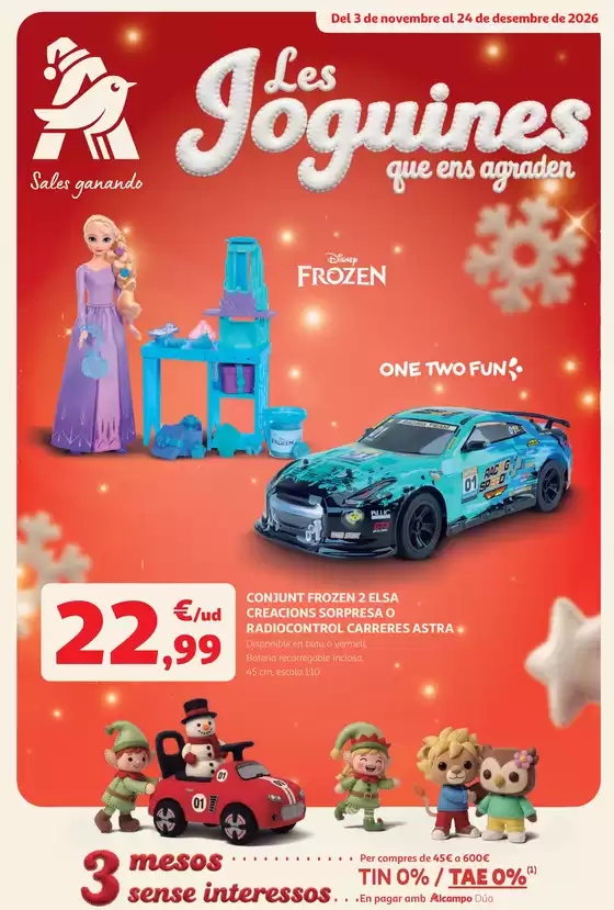 Catálogo Alcampo | Les joguines que ens agraden | 2026-11-03T00:00:00.000Z - 2026-12-24T00:00:00.000Z