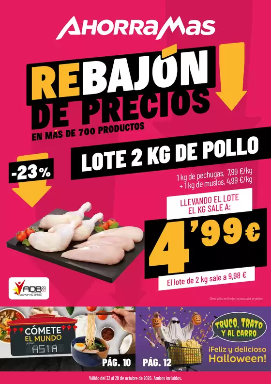 Catálogo Ahorramas | Rebajón De Precios | 2026-10-22T00:00:00.000Z - 2026-10-28T00:00:00.000Z