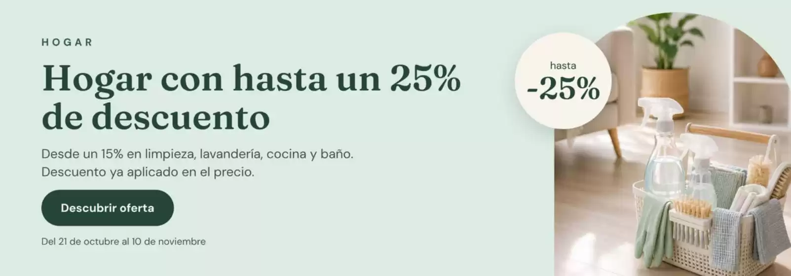 Catálogo Perfumerías Avenida | Hogar con hasta un 25% de descuento | 2026-10-22T00:00:00.000Z - 2026-11-10T00:00:00.000Z