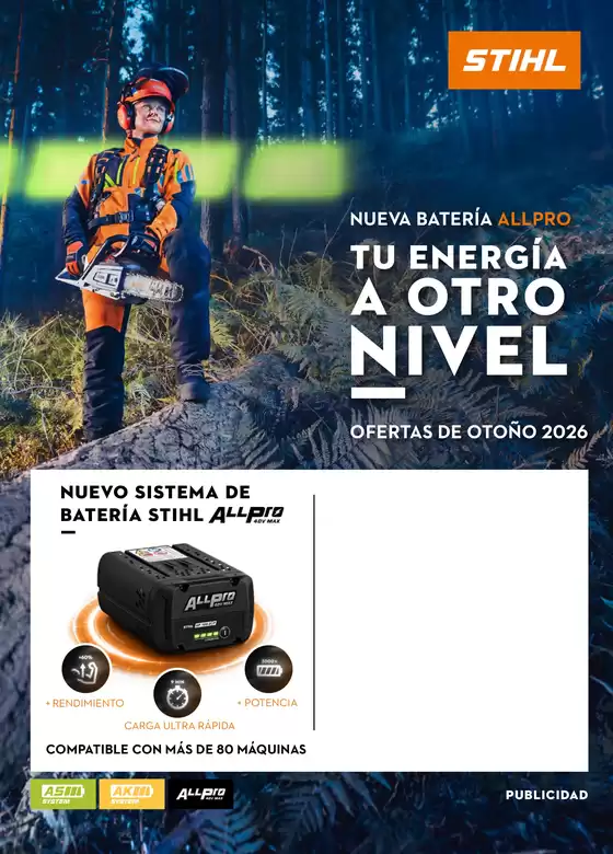Catálogo STIHL en Leoz | Nueva batería all pro, tu energía a otro nivel | 2026-10-28T00:00:00.000Z - 2026-12-06T00:00:00.000Z