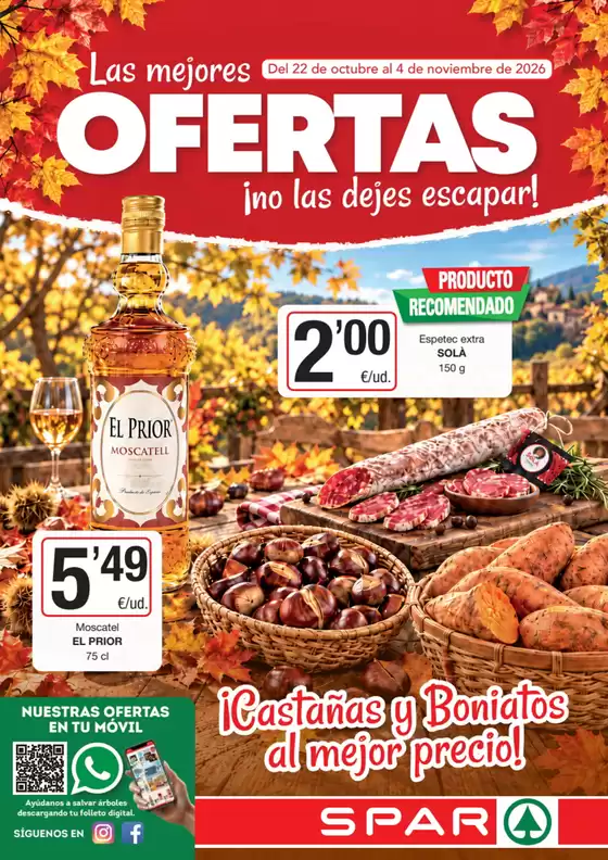 Catálogo SPAR Fragadis | Las Mejores Ofertas | 2026-10-22T00:00:00.000Z - 2026-11-04T00:00:00.000Z