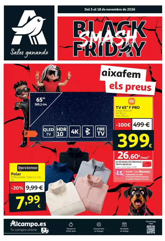 Catálogo Alcampo | Black Friday | 2026-11-05T00:00:00.000Z - 2026-11-18T00:00:00.000Z