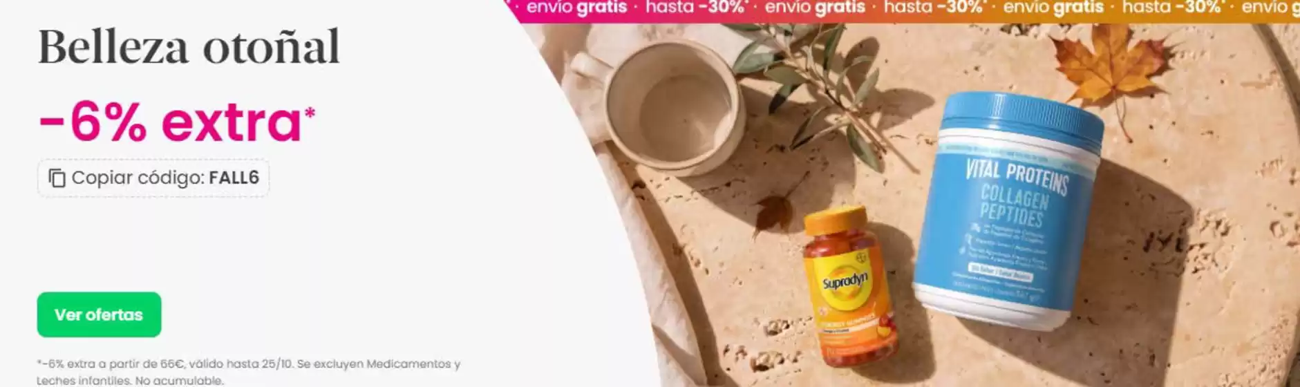 Catálogo Promofarma | -6% Extra | 2026-10-23T00:00:00.000Z - 2026-10-25T00:00:00.000Z