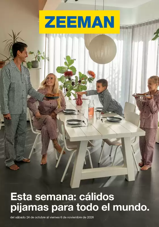 Catálogo ZEEMAN en Peroxa | Esta semana: desde cálidos pijamas para todo el mundo | 2026-10-26T00:00:00.000Z - 2026-11-06T00:00:00.000Z