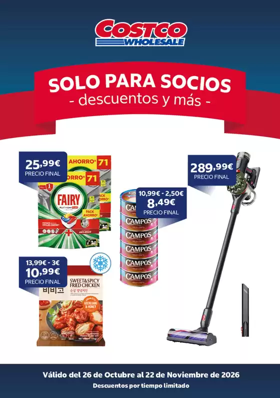 Catálogo Costco | Descuentos Y Más | 2026-10-26T00:00:00.000Z - 2026-11-22T00:00:00.000Z