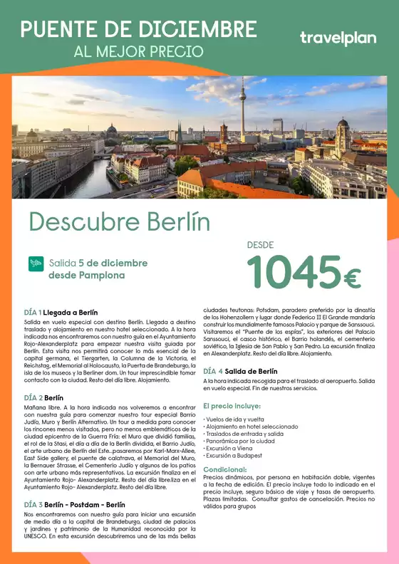 Catálogo Travelplan | Descubre Berlín | 2026-10-26T00:00:00.000Z - 2026-12-05T00:00:00.000Z