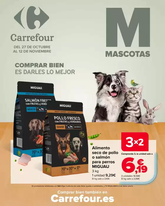 Catálogo Carrefour | MASCOTAS | 2026-10-27T00:00:00.000Z - 2026-11-12T00:00:00.000Z
