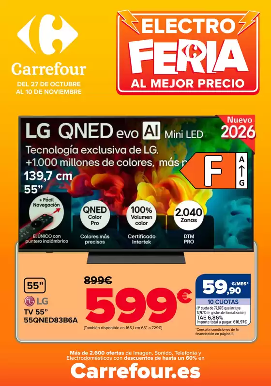 Catálogo Carrefour en Ampuero | SURTIDO ELECTRO | 2026-10-27T00:00:00.000Z - 2026-11-10T00:00:00.000Z