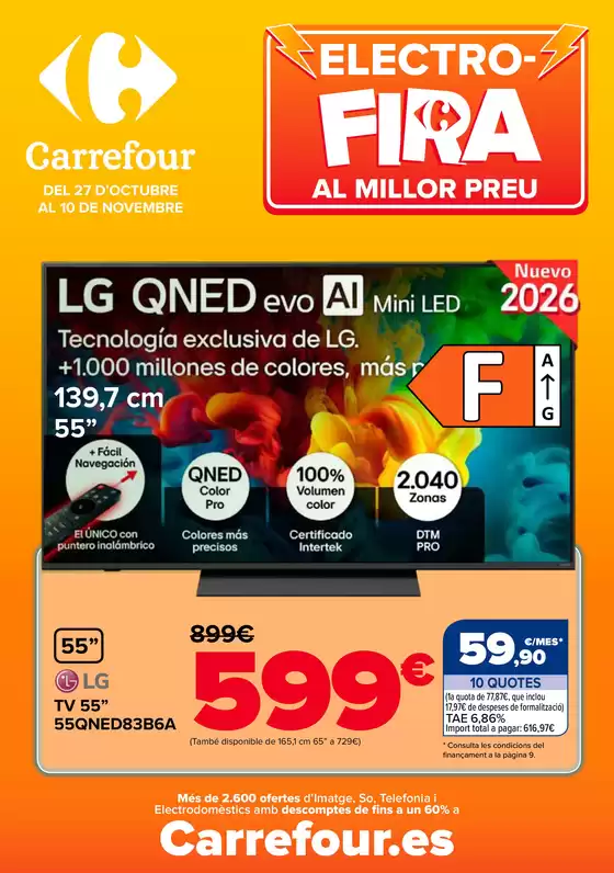 Catálogo Carrefour en Montmaneu | SURTIDO ELECTRO | 2026-10-27T00:00:00.000Z - 2026-11-10T00:00:00.000Z