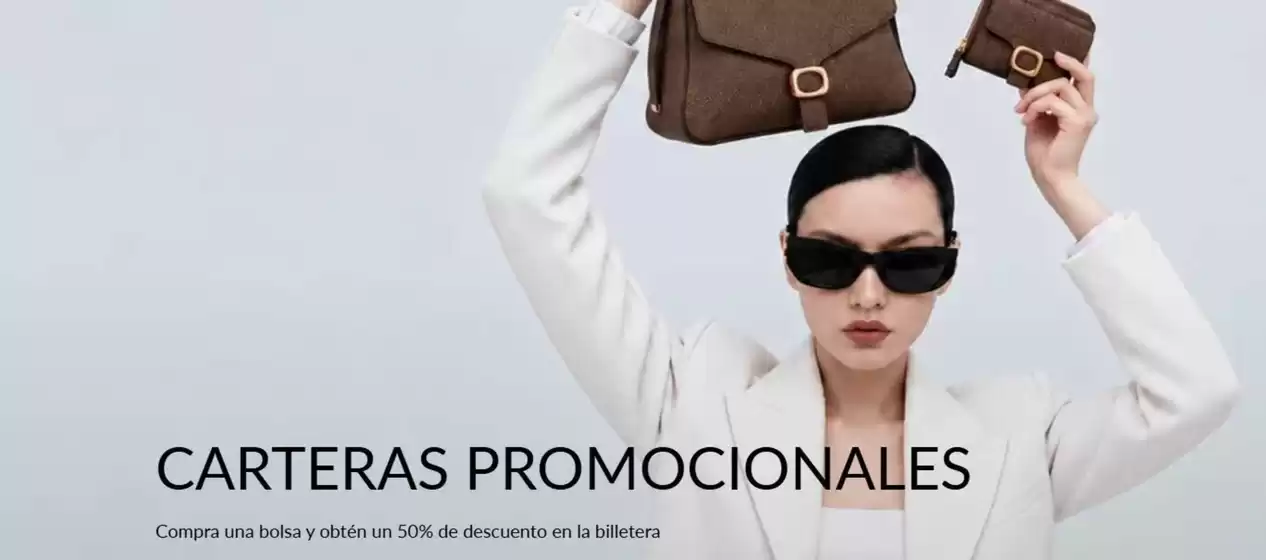 Catálogo Carpisa | Compra una bolsa y obtén un 50% de descuento en la billetera | 2026-10-26T00:00:00.000Z - 2026-11-08T00:00:00.000Z