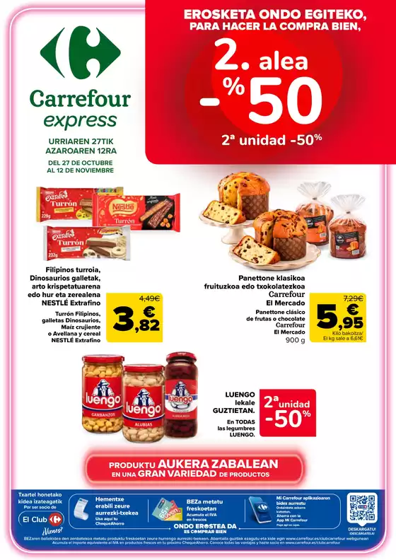 Catálogo Carrefour Express | 2. alea -50% | 2026-10-27T00:00:00.000Z - 2026-11-12T00:00:00.000Z