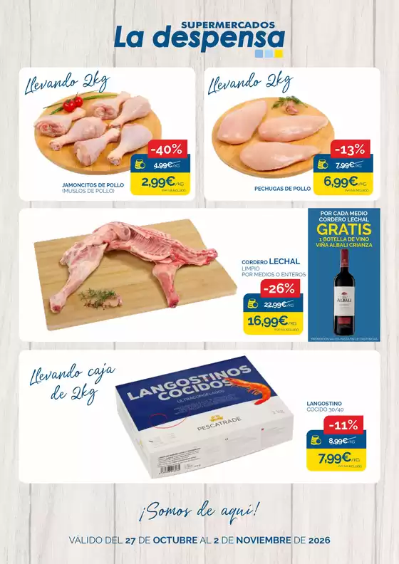 Catálogo Supermercados La Despensa | Válido Del 27 De Octubre Al 2 De Noviembre De 2026 | 2026-10-27T00:00:00.000Z - 2026-11-02T00:00:00.000Z
