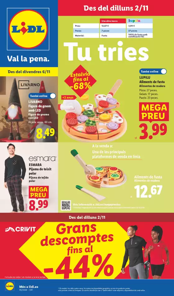 Catálogo Lidl | ¡Bazar Lidl!- Ofertas válidas del 02/11 al 08/11 | 2026-11-02T00:00:00.000Z - 2026-11-08T00:00:00.000Z