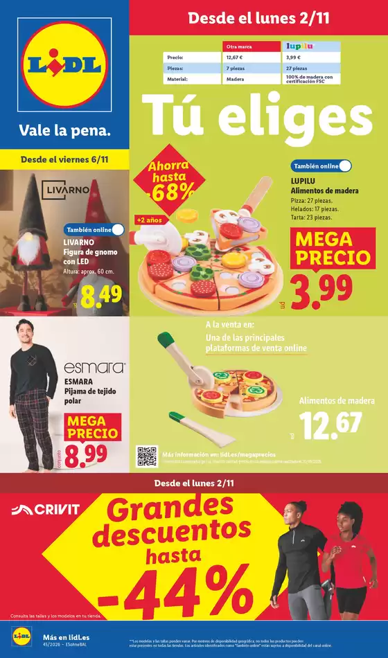 Catálogo Lidl en carabanchel | ¡Bazar Lidl!- Ofertas válidas del 02/11 al 08/11 | 2026-11-02T00:00:00.000Z - 2026-11-08T00:00:00.000Z