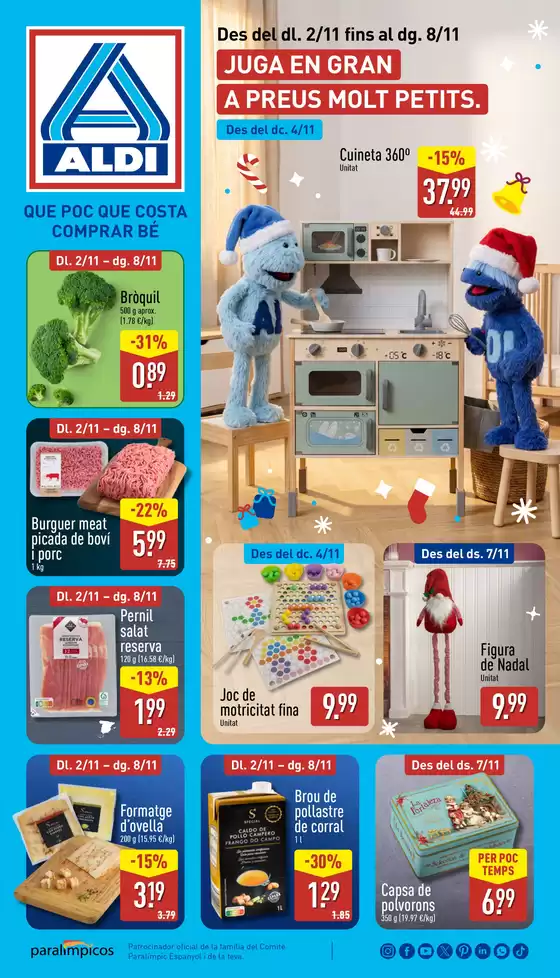 Catálogo ALDI en Reus | Qué poco cuesta comprar bien | 2026-11-02T00:00:00.000Z - 2026-11-08T00:00:00.000Z