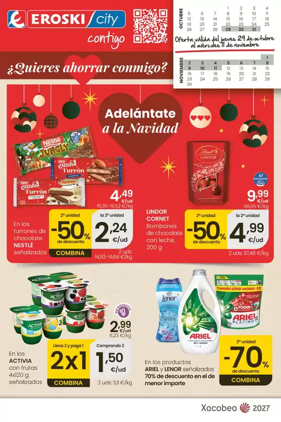 Catálogo Eroski en Rodeiro | ¿Quieres ahorrar conmigo? | 2026-10-29T00:00:00.000Z - 2026-11-11T00:00:00.000Z