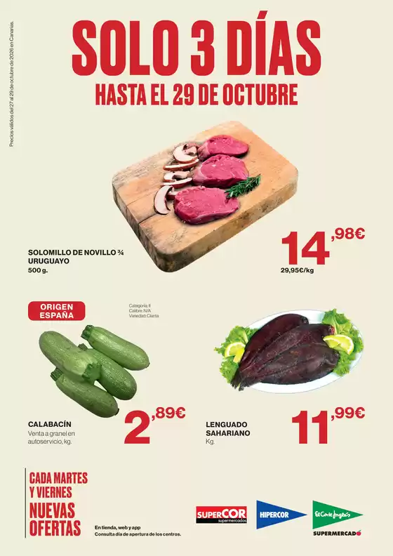 Catálogo Supercor | Solo 3 días | 2026-10-27T00:00:00.000Z - 2026-10-29T00:00:00.000Z