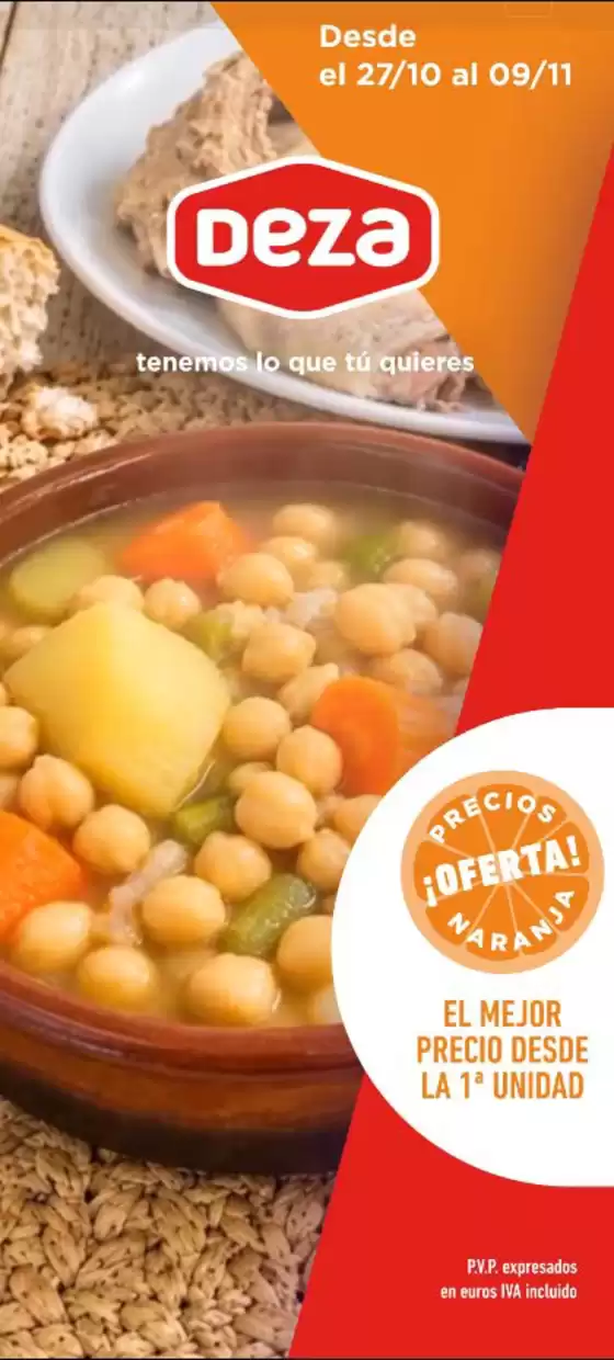 Catálogo Supermercados Deza en Pontevedra | Desde el 27/10 al 09/11 | 2026-10-28T00:00:00.000Z - 2026-11-09T00:00:00.000Z