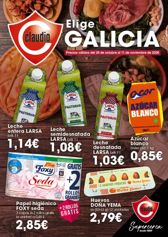Catálogo Claudio | Elige Galicia | 2026-10-29T00:00:00.000Z - 2026-11-10T00:00:00.000Z